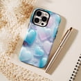 thumbnail image 6 of Glitter Heart Frosty Snowflake iPhone Case for Women, Winter Valentine Gift, Compatible with iPhone 11/12/13/14/15/16 (Pro Max/Plus), 6 of 9