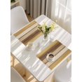 thumbnail image 5 of Vintage Yellow Wood Placemats Set of 4, Farmhouse Retro Wooden Plank Placemats for Dining Table, Place Mats for Kitchen Tabletop, Waterproof Wipeable Dining Table Mats Set, 5 of 9