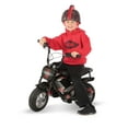Monster Moto Electric Mini Bike 250Watt Black with Red and Pink Decals