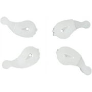 Pack of 4 80040 Washer Agitator Dog Directional Cogs Replacement Kit for Whirlpool & Kenmore Washer, Replaces 285612, 285770, 3109, 3366877, 387091, 99989668, AP3119063