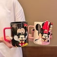 thumbnail image 2 of Tazas de Mickey Minnie Mouse Donaldduck con dibujos animados, bonitas, con asa, de cerámica, creativas, para café, taza de leche kawaii, regalos de dibujos animados, 2 of 5