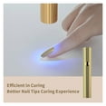 thumbnail image 3 of 2Pcs Portable Quick Dry Nail Dryer Machine USB Mini Nail Dryer Lamp UV LED Nail Light ,Fashion, 3 of 7