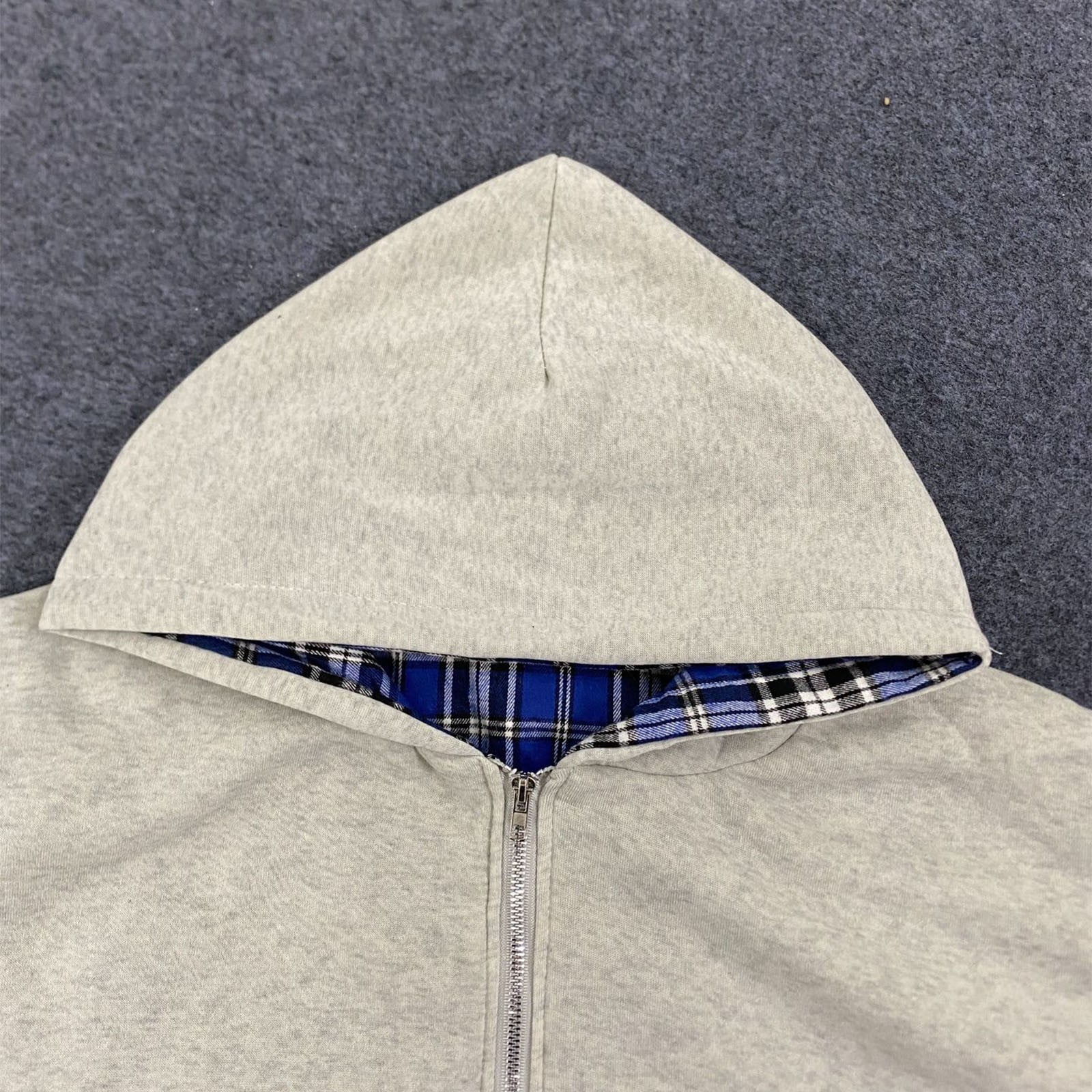 FYDUU Mens Zip Up Hooded Sweatshirt Reversible Hooded Zipper Jacket Sweatshirt Casual Streetwear Athletic Jackets Outdoor Wear Comfort Fit Sweatshirts