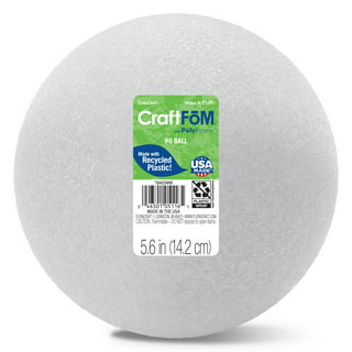 Smooth Polystyrene Foam Balls for Crafts and School Projects