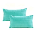 thumbnail image 5 of Home Soft Things Pleated Velvet 2 Piece Throw Pillow Cover Set - North Sea - 14" x 26", 5 of 5