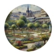 thumbnail image 4 of Acheng Tranquil Garden Scene Round Table Cover 100% Polyester Fiber Table Cloth 38-42, 4 of 8