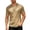 Khaki, variant on Men’s Short Sleeve Henley Shirt with Button Placket Casual Regular Fit Lightweight Breathable T Shirt Top Army Green 2XL