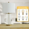 thumbnail image 6 of Maxax Bubble Glass Table Lamps for Living Room Set of 2,  23"  Modern Gold Bedside Nightstand Lamps for Bedroom, 6 of 8