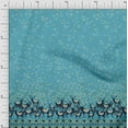 thumbnail image 1 of Soimoi Polyester Crepe Fabric Floral & Reindeer Panel Fabric Prints by Yard 42 Inch Wide, 1 of 1