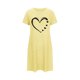 thumbnail image 4 of Camisón corto de mujer, vestido de largo medio con estampado de moda, camisón corto extragrande de mujer, camisón de manga corta con estampado de pecho a la moda, camisón de mujer, 4 of 6