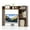Brown, variant on Costway Desk Bookshelf Desktop Storage Organizer Display Shelf Rack Dorm Office Natural