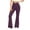 (New29)Purple, variant on ThriftyPlait High Rise Flare Yoga Pants for Women Stretchy Crossover Waistband Flattering Bootcut Leggings Soft Workout Lounge Trousers for Gym