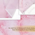 thumbnail image 4 of Pink Shower Curtain, Marble Shower Curtain, Light Pink Shower Curtains for Bathroom, Pink Marble Shower Curtain Set with 12 Hooks, 72Wx84H, 4 of 6