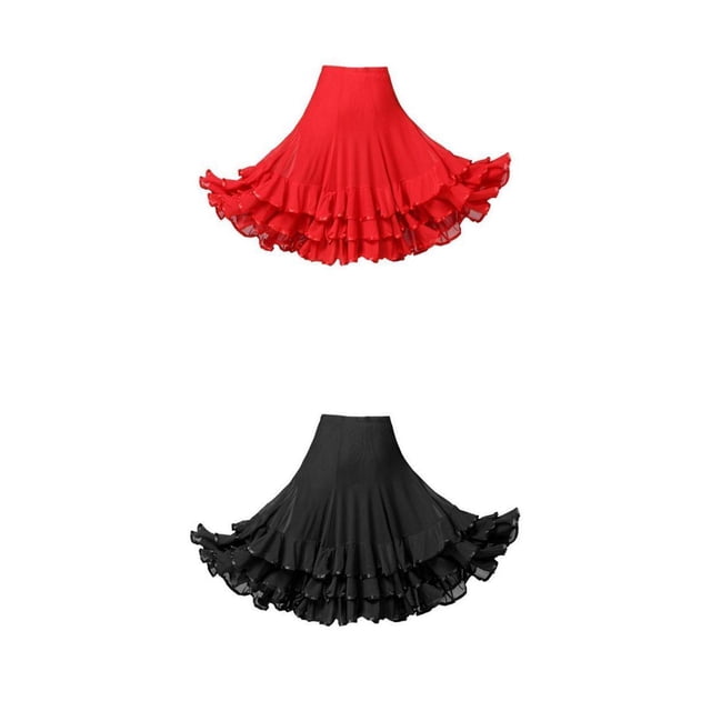 Traje De Vestido De Entrenamiento De Tango Moderno Con Falda De Baile De Vals De Salón De Baile; Sunnimix vestido de baile latino