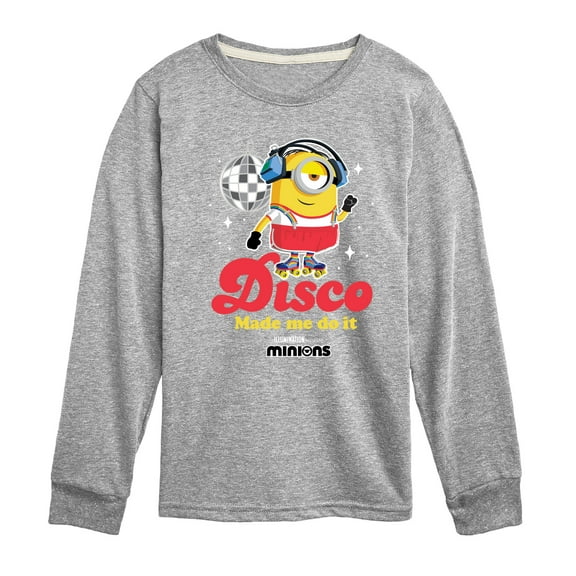 Despicable Me Minions - Disco Made Me Do It - Toddler & Youth Long Sleeve Graphic T-Shirt