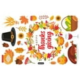thumbnail image 2 of Clearance Stickers under $1,Thanksgiving Cross-border Turkey Sticker Pumpkin Maple Leaf Creative Static Stic, 2 of 4