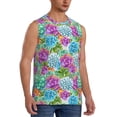 thumbnail image 2 of Kdxio Succulents for Men's Muscle T-shirt,Sleeveless for Workout Running Athletic Gym Lounge Casual, 2 of 5