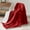 Burgundy, variant on Fleece Twin Blanket 60 x 80 Super Soft 400 Gsm Reversible Sofa Bed Throws