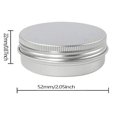 thumbnail image 4 of 144 Piezas Latas de 1 Onza Latas de Aluminio Plateado Latas de Aluminio Redondas con Tapa de Rosca Latas con Tapa de Rosca Recipientes con Tapa de Rosca, 4 of 8
