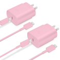 thumbnail image 1 of Cargador GUUSMART tipo C de 25 W, carga superrápida, paquete de 2 con cable, 1 of 8