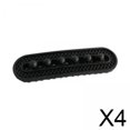 thumbnail image 1 of 4xExtensor De Tamaño De Sombrero Con Cierre De 7 Orificios Hebilla De Ajuste De Reparación Hebilla A Presión, 1 of 9