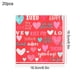 thumbnail image 2 of Decoraciones para San Valentín, adornos para San Valentín, regalos para San Valentín, servilletas desechables estampadas para San Valentín, toallas faciales, pañuelos, pañuelos de papel para fiestas d, 2 of 5