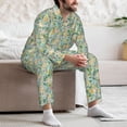 thumbnail image 7 of Sikiie Rabbit And Chick Mens Pajama Set, Soft Warm Long Sleeve Sleepwear, Cozy Button-Down Pjs for Men-XX-Large, 7 of 7