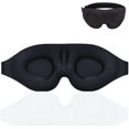 thumbnail image 1 of 100% Blackout Sleeping Mask 3D Contouring Eye Mask Adjustable Strap Eye Mask, 1 of 5