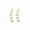 Gold, variant on BK Jewelry 925 Sterling Silver 14K Rose Gold Plating Ear Crawler Earrings Hypoallergenic Round VVS1 Diamond For Women