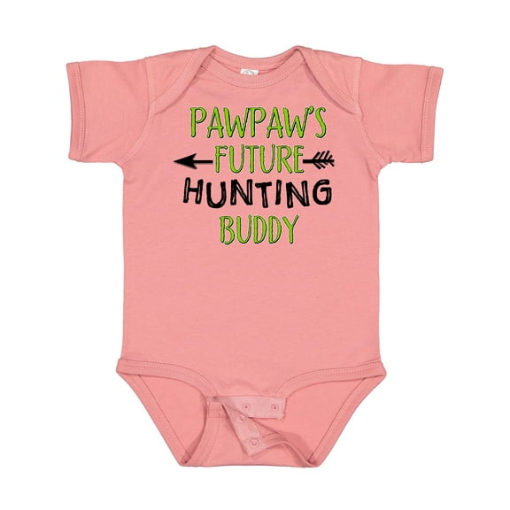 Inktastic Pawpaws Future Hunting Buddy Boys or Girls Baby Bodysuit
