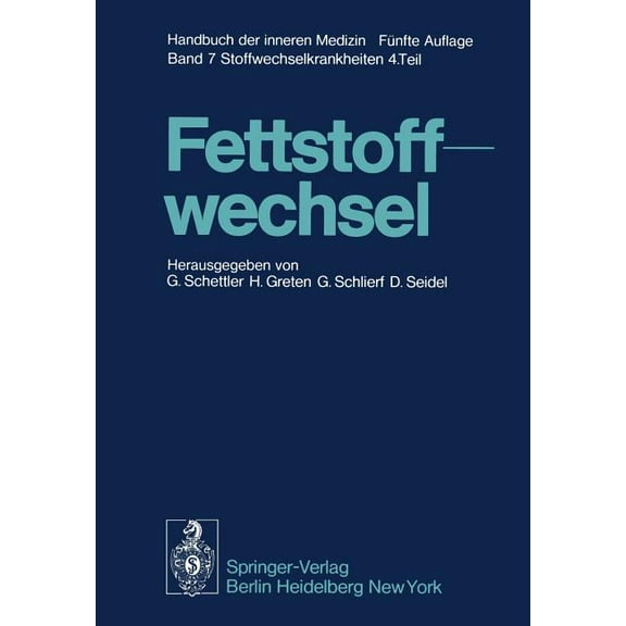 Fettstoffwechsel, (Paperback)