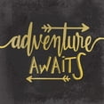 thumbnail image 2 of Allen, Kimberly 26x26 White Modern Wood Framed Museum Art Print Titled - Adventure Awaits 1, 2 of 4