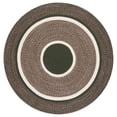 thumbnail image 2 of Safavieh Braided Grigor Geometric Reversible Area Rug, Green/Beige, 5' x 5' Round, 2 of 7