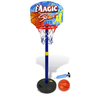 Kids Basketball Hoop with Stand, Adjustable Basketball Set Height  3.5ft-6.2ft, Toddler Basketball To…See more Kids Basketball Hoop with  Stand