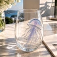 thumbnail image 5 of Artisanal Blue Ringed Octopus Glassware, Lead-Free Borosilicate Novelty Drinking Tumbler, Coastal Home Bar Accessory, Unique Handcrafted Ocean Lover Gift, 5 of 8