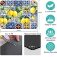 thumbnail image 3 of Rubber Dish Drying Mat for Kitchen Counter Large Lemon Washable Quick Home Coffee Pad Fit Under Sink,Bar,Utensils 18x24in, 3 of 5
