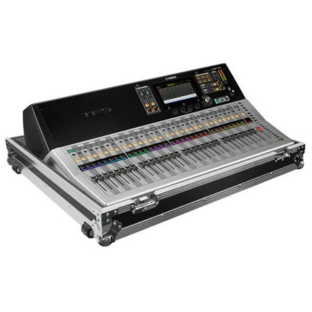 32 Channel Mixing Console - YAMAHA TF5 32 CHANNEL DIGITAL MIXING CONSOLE CASE WITH WHEELS