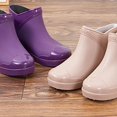 thumbnail image 5 of AUDeals Women's Short Ankle Rain Boots Waterproof Rubber Anti Slip Lightweight Garden Boots with Comfort Insoles, 5 of 5