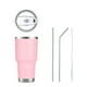 thumbnail image 1 of Termo Vaso De Acero Inoxidable HappyWare 30oz Doble Pared Aislada Al Vacío Rosa, 1 of 3