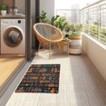 thumbnail image 4 of Yayeee Doormat for Inside 20"x32" Absorbent Low-Profile Washable Non-Slip Rubber Backed Entryway Rug, Black Geometric, 4 of 8