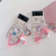 thumbnail image 2 of Sanrio funda de teléfono con cadena de mano 3D para Samsung Galaxy Z Flip 3, 4, 5, 5G, ZFlip5, ZFlip4, ZFlip5, Flip4, Flip5 Fivean unisex, 2 of 2