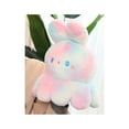 thumbnail image 4 of Reversible Octopus Doll Gradient Color Cute Bunny Ear Octopus Plush Toy Double Sided Stuffed Animal Pink Purple 20cm/7.9in, 4 of 5