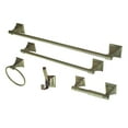 thumbnail image 3 of Kingston Brass BAHK61212478BB Monarch Bathroom Accessory Set, Brushed Brass - 5 Piece, 3 of 16
