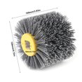 thumbnail image 4 of Roue de Polissage Abrasive Brosse de Dessin de Fil de Roue Brunissage Grain de Polissage de Roue 120, 4 of 8