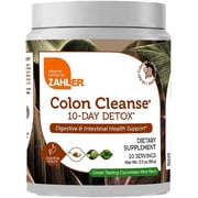 Zahler Colon Cleanse, 10 Day Detox and Gut Health Support, Intestinal Cleanse Supplement, Kosher, 10 Servings