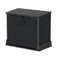 thumbnail image 1 of Duramax CedarGrain StoreAway 850 Liter Outdoor Deck Storage Shed, Gray, 1 of 12