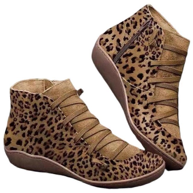 Women's Short Boots Fashion Ankle Boots Wear-Resistance Non-Slip Boots