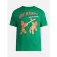 thumbnail image 5 of Christmas Men's and Big Men's Oh Snap Graphic Tee from Holiday Time, Sizes XS-3XL, 5 of 5