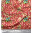 thumbnail image 1 of Soimoi Poly Georgette Fabric Dot,Leaves & Lizard Reptile Print Sewing Fabric Yard 52 Inch Wide, 1 of 3