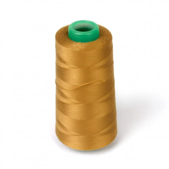 PALINO 3000 yards Spool Heavy Duty Polyester Sewing Thread for Jeans Canvas Bag Case Gold